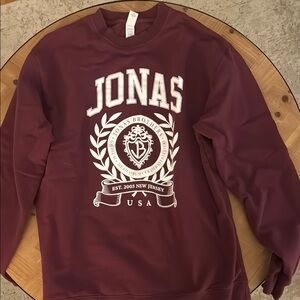 Jonas Brothers Maroon Sweatshirt